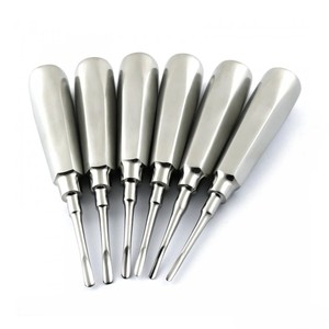 Venta caliente Luxating Root Elevators Set 6 Instrumentos de cirugía oral de acero inoxidable alemán de calidad superior Manual Power CE Certified - Product Image 1