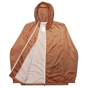 Chaqueta cortavientos para hombre de diseño personalizado para verano caliente chaqueta con capucha a prueba de viento para exteriores con cierre de cremallera Opción de talla grande - Product Image 3