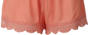 Shorts en toile écologiques pour femmes, séchage rapide, respirant, léger, avec cordon de serrage, coupe décontractée - Product Image 4
