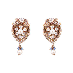 Ram Parivar Nakshi Temple <b>Necklace</b> With Polki, Sapphires & Pearls Royal Indian Bridal <b>Necklace</b> <b>Set</b> Gajaah 925 <b>Silver</b> - Product Image 3