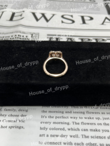 Anillo de compromiso con forma de corazón de plata y moissanita, anillo de halo, anillo de promesa romántico, joyería para mujer, regalo. - Product Image 4