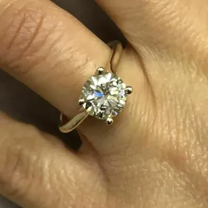 Pulsera de tenis de lujo con diamantes de moissanita, plata de ley 925, estilo hip hop, joyería de alta calidad, regalo brillante - Product Image 5