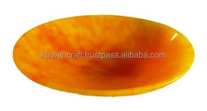 Design européen ustensiles de cuisine nouvelle couleur plat en résine plateau en résine naturelle tendance ménage qualité fruits service saladier - Product Image 5