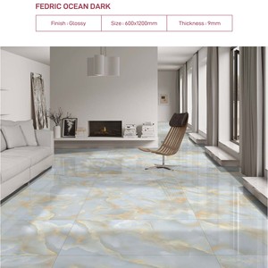 FEDRIC MIX LIGHT Premier Choix Carreaux de Porcelaine Polie Onyx 24x48 Surface Brillante Carreaux Vitrifiés Appartement Moderne Céramique Novac - Product Image 5