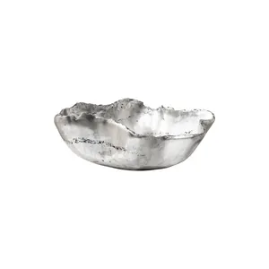 Tazón Decorativo de Cerámica de Lujo Hecho a Mano con Acabado Pulido, Forma Irregular para Frutas, Mesa de Comedor, Mesa de Centro, Sala de Estar - Product Image 2