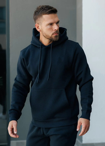 Sudadera con Capucha para Hombre, de Lujo, Gruesa, de Poliéster/Algodón, Impermeable, Ecológica, con Diseño Personalizado para Ropa Urbana de Otoño - Product Image 4