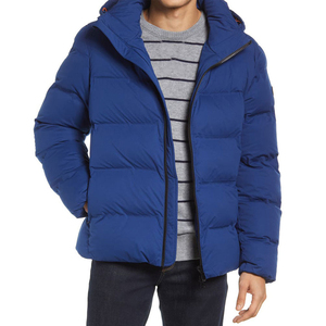 Blouson matelassé pour homme de haute qualité, coupe ajustée, col montant, personnalisable avec logo sur le devant, décontracté, hiver, écologique, chaud - Product Image 4