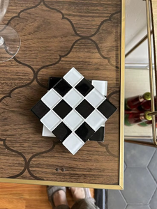 Ensemble de sous-verres en mosaïque faits à la main TCE, vaisselle décorative haut de gamme, sous-verres résistants à la chaleur pour la maison, le bureau, les cadeaux et les fournitures en gros - Product Image 4