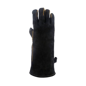 Professional Grade Leather Fire Heat Resistant Gloves Built Industrial Welding Safety Outdoor Long Duration Performance - Product Image 5