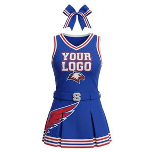 Nuevo Conjunto de Uniforme de Animadoras 2026 para Competencia y Práctica, Personalizable con su Propio Logotipo - Product Image 1