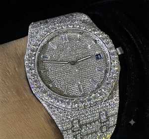Luxury Men's Automatic <b>Watch</b> Stainless Steel <b>Case</b> 40mm Round Dial Sapphire Crystal Analog Date Display Folding Clasp <b>Watch</b> - Product Image 1