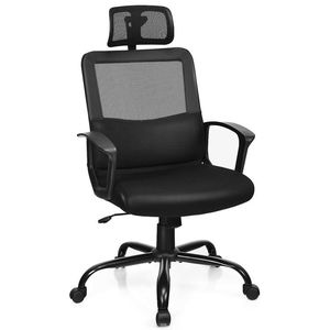 Sedia da Ufficio Ergonomica Girevole con Schienale Alto e Rete, Esperienza di Seduta Confortevole e Pratica - Product Image 1