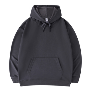 Winter Eco-Friendly Woven Fabric Fashion Hoodie Sweatshirt <b>Extra</b> <b>Large</b> Custom Logo <b>Print</b> Unisex Plain Dyed Men Women - Product Image 3