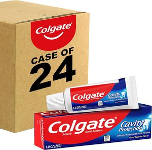 Colgate Total Active Prevention Clean Mint Dentifrice Anti-Caries au Fluorure Formule Cliniquement Prouvée Combat la Plaque Blanchissant - Product Image 1