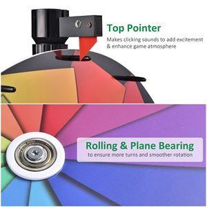 วงล้อรางวัล 36 นิ้ว 2in1 สำหรับสินค้ากีฬาเพื่อการส่งเสริมการขาย - Product Image 2