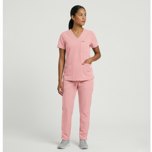 Unisex Hospital Nurse <b>Scrubs</b> Uniform <b>Set</b> Stand Collar Short Sleeve Custom Logo and Design Medical <b>Scrub</b> <b>Sets</b> Customized - Product Image 4