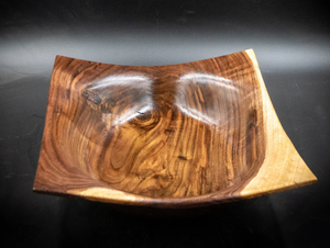 Precio al por mayor de fábrica, diseño único hecho a mano, Plato cuadrado de madera de acacia tallado, plato de madera utilizado para servir aperitivos - Product Image 6