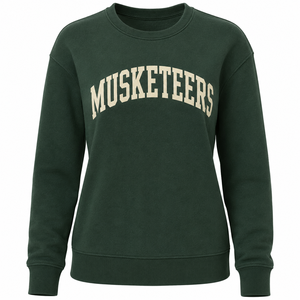 Sweat-shirt vert olive pour femme, col rond, manches longues, t-shirt court, logo personnalisé, vêtements décontractés - Product Image 6