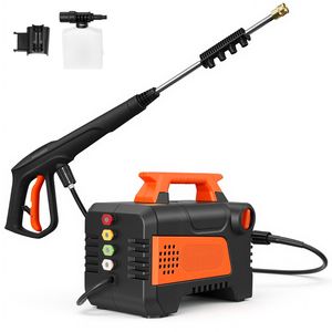 Idropulitrice Elettrica Portatile con Pressione Massima 1958 PSI, 2.5 GPM, 4 Ugelli, Asta di Prolunga in Metallo, Qualità Commerciale, Pressione Massima 250 bar - Product Image 1