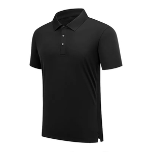 Camisas Polo Lisas al por Mayor para Hombre, Camisas Polo Personalizadas con Logotipo Bordado, Camisa Polo Negra de Golf - Product Image 2