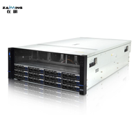 Server TTY TG659V2 4U Dual Socket 8 GPU AMD EPYC Rome Milan SP3 450W PCIe4.0 untuk Inferensi AI, Rendering, dan Cloud Gaming