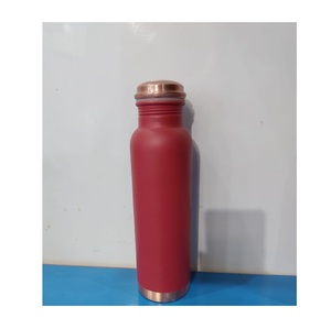 Minimal <b>Copper</b> <b>Water</b> <b>Bottle</b> Built For Clean Drinking <b>Water</b> And Healthy Habits At Home Office Gym And Travel Use - Product Image 5