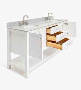 Mueble de Baño Sarah de 73 Pulgadas Hecho a Medida, Solo Mueble con Lavabo Individual, 3 Opciones de Acabado, Directo de Fábrica en Vietnam - Product Image 4