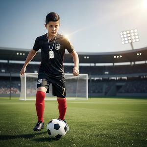 Conjunto de Camiseta de Fútbol |   Conjunto de Uniforme con Camiseta, Pantalones Cortos y Calcetines para Hombres, Niños y Niñas, para la Escuela, Deportes, Entrenamiento y Partidos - Product Image 5