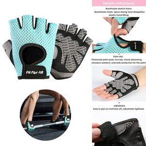 Premium Quality Fitness Exercise <b>Training</b> Gym <b>Gloves</b> Design Your Own Breathable Lightweight Gym Weightlifting <b>Gloves</b> For Men - Product Image 5