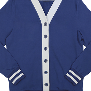 JK <b>University</b> Women Custom Made Logo Sorority Cardigan V-Neck Button Acrylic Criss-cross Thick Winter Knit Long Sleeve Sweater - Product Image 6