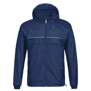 Vestes coupe-vent légères pour hommes, respirantes, imperméables, pour la pêche en plein air au printemps, avec des bandes réfléchissantes - Product Image 2