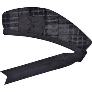 Auténtico Sombrero Glengarry de Mezcla de Lana Escocesa con Ribete de Tartán de Clan para Atuendos Formales con Kilt - Product Image 5