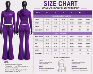 Custom Women's <b>Purple</b> Hoodie Tracksuit Set Flare Pants Activewear Sportswear Two Piece Outfit Private Label Wholesale Clothing - Product Image 5