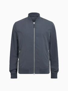 Blouson Bomber Décontracté en Toile pour Homme, Design Moderne, Col Montant, Prêt pour l'Hiver, Toucher Doux et Lisse, Logo Avant, Chauffant, Idéal pour l'Extérieur - Product Image 5