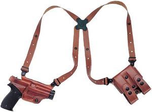 Nouvelle pochette tactique sous-aisselle 2026 en cuir 92G pour extérieur, sac dissimulé à dégagement rapide, double rangée de porte-chargeurs, capacité étendue - Product Image 3