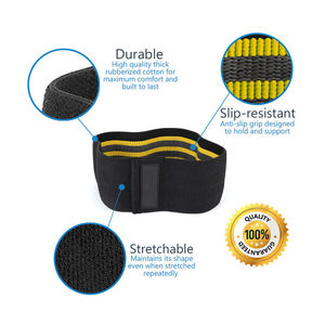 Bandes de Résistance en Tissu Épais pour Squats et Exercices – Antidérapantes pour l'Entraînement des Fessiers, des Hanches et des Jambes - Product Image 5