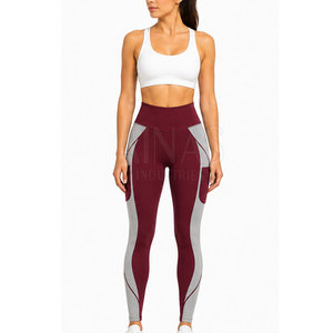 Leggings d'équitation professionnels pour femmes, extensibles, respirants, en tissu Spandex léger, avec grip flexible pour la pratique de l'équitation - Product Image 3