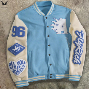 Chaquetas Varsity de Moda Casual para Hombre, de Alta Calidad, para Invierno, Cálidas, para Uso en Exteriores - Product Image 6