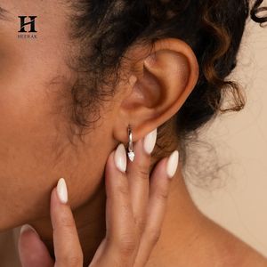 Luxury Pear Cut Huggie Hoop <b>Earrings</b> 14K Gold Teardrop Diamond Dangle Charm <b>Earrings</b> for Women <b>Fine</b> Jewelry - Product Image 5