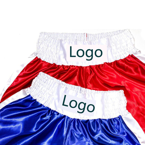 Men's Customizable Durable Polyester/Cotton Boxing Training <b>Shorts</b> Stretch Quick Dry Breathable Lightweight All-season Gym Wear - Product Image 3