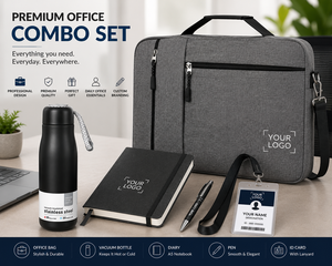 Set de Regalo Personalizado para Oficina: Bolsa para Portátil de Corcho, Cuaderno A5, Botella de Acero Inoxidable, Bolígrafo Metálico, Porta Tarjetas de Identificación - Product Image 5