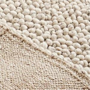 Tapis en boucle tissé à la main, aspect galet épais, antidérapant, texturé, aspect laine, pour salon, chambre, entrée - Product Image 6