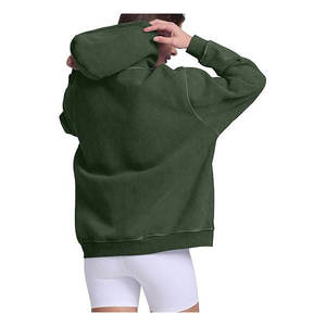 Sudadera con Capucha Oversize Personalizada de Poliéster y Algodón con Lavado Ácido, Tejido French Terry de Alto Gramaje, Estilo Vintage, Unisex, Streetwear, Invierno, Color Stone - Product Image 4