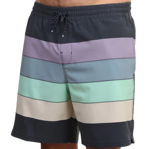 Shorts de surf pour hommes en tissu extensible 4 directions 100 % polyester, respirants, décontractés, avec cordon de serrage, design personnalisé, vente en gros - Product Image 3