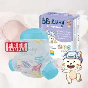 BB Kitty Premium Dipers Baby Diapers OEM New Born Products Ce Quality Disposable Baby Diaper For Babies