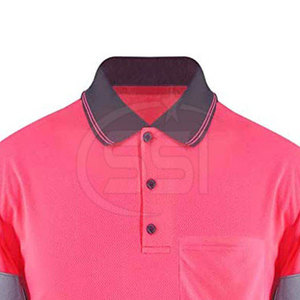 Camiseta Polo de Seguridad de Alta Visibilidad ANSI Clase 2, Impermeable, con Luz LED Intermitente, Tejido Transpirable para Entornos Industriales, Personalizable - Product Image 5