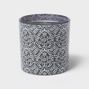 Sleek design 6.5oz <b>jar</b> candle vanilla scented candle gray glass candle <b>jar</b> for customizations single wick candle home decor - Product Image 1