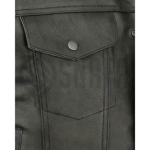 Men Genuine <b>Leather</b> Vest <b>Winter</b> Use Fashion <b>Leather</b> Vest for Sale New Arrival <b>Leather</b> Vest Slim Fit Made in Pakistan - Product Image 5