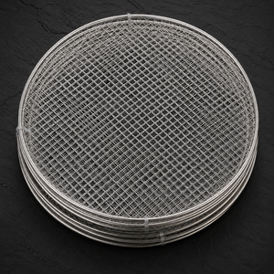 Stainless Steel <b>Grill</b> <b>Mesh</b> Cooking Grate Round Heat Resistant Outdoor BBQ Accessory - Product Image 4
