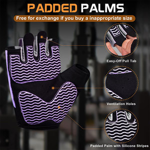 Gants de fitness pour femmes au design féminin élégant, motifs modernes, légers, écologiques, à prix bas - Product Image 3
